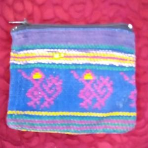 Guatemalan fabric wallet